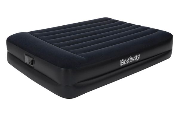 COLCHON CAMA HINCHABLE DOBLE BESTWAY 203X152X46 CM + INFLADOR ELECTRICO