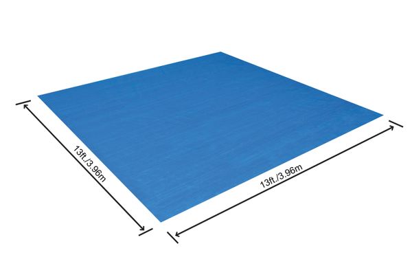 TAPIZ DE SUELO PARA PISCINAS DESMONTABLES 396X396 CM