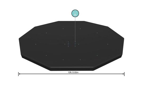 COBERTOR DE PVC PARA PISCINA REDONDA  Ø 305 CM