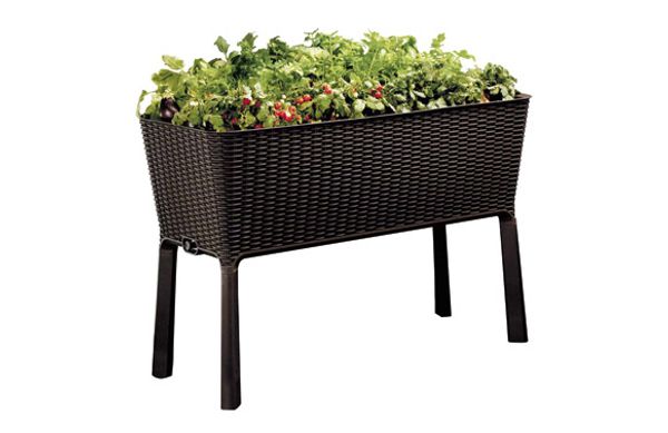 HUERTO URBANO POLIPROPILENO EASY GROW RATAN 114X49X75,7 CM