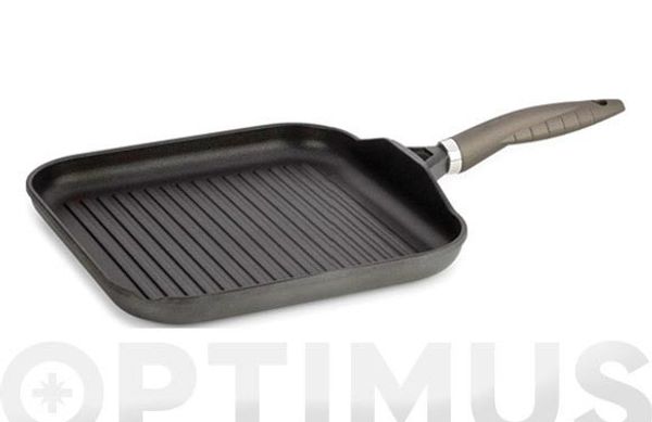 GRILL ORIGEN RAYADO TECNOFORM 26 X 26 CM GAS/VITRO