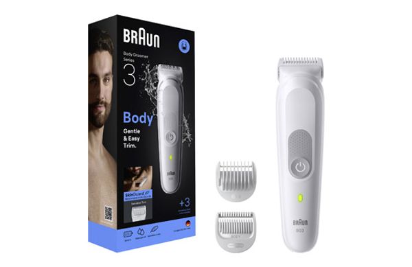 AFEITADORA CORPORAL SIN CABLE GRIS