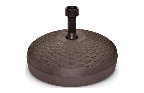 PIE PARASOL RELLENABLE RATAN 20 L Ø 19-33 MM ANTRACITA