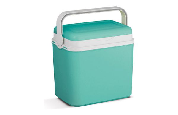 NEVERA RIGIDA 10 L 30 X 19 X28H CM AZUL TURQUESA