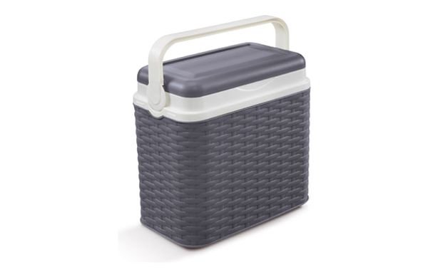 NEVERA RIGIDA TERMOCALEFACCION 10 L 30 X 19 X 28H CM RATAN ANTRACITA