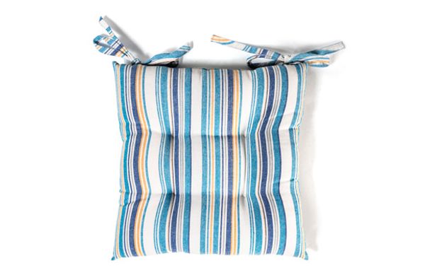 COJIN SILLA MARIN VIVES 40 X 40 CM RAYAS AZUL