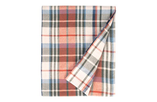 MANTEL ALGODON CUADROS AUTUM 140 X 240 CM