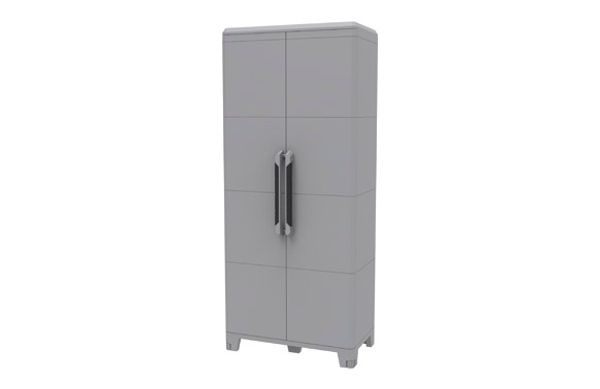 ARMARIO RESINA MODULAR 3 ESTANTES GRIS TRANSFORMING 4 185 X 78 X 44 CM