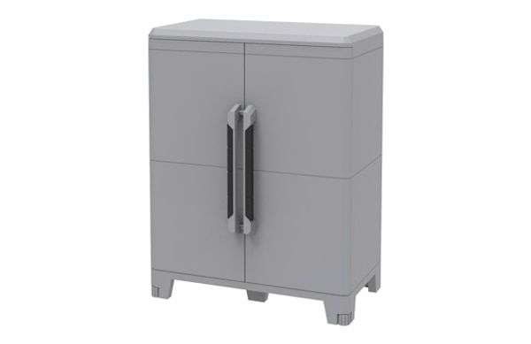 ARMARIO RESINA MODULAR 1 ESTANTE GRIS TRANSFORMING 2 102 X 78 X 44 CM