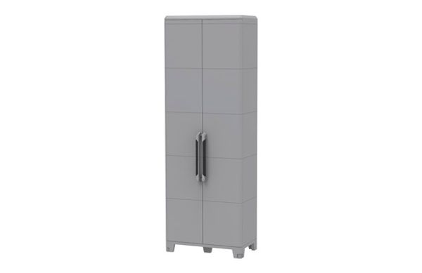 ARMARIO RESINA MODULAR 4 ESTANTES GRIS TRANSFORMING 5 226 X 78 X 44 CM
