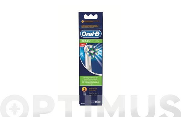 CEPILLO DENTAL RECAMBIO ORAL-B EB50-3 CROSS ACTION