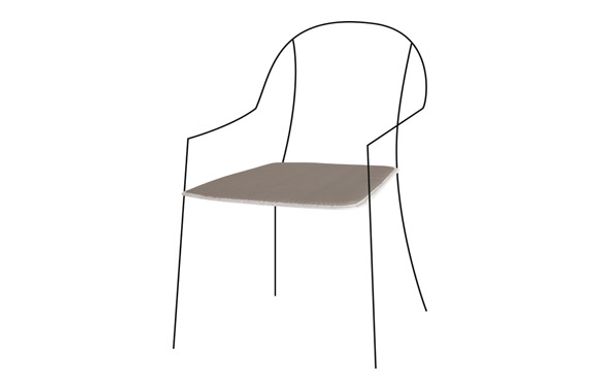 COJIN ASIENTO ALGODON/POLIESTER TAUPE