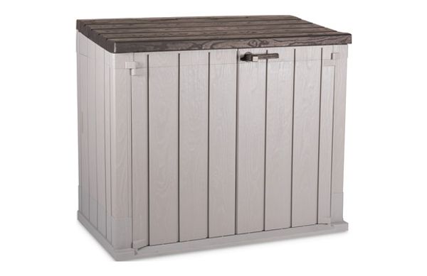 COBERTIZO RESINA STORER PLUS 842 L 129,5X74,5 X111H TAUPE/MARRON