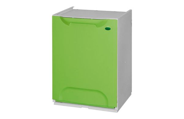 CONTENEDOR BASURA SELECTIVO PISTACHO 34 X 29 X 47 CM