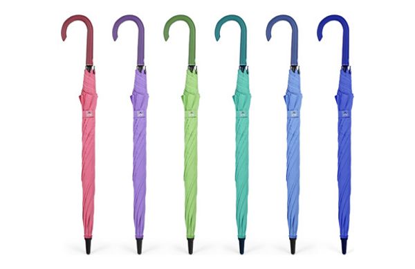 PARAGUAS MUJER LARGO AUTOMATICO FIBRA COLORS SURTIDO