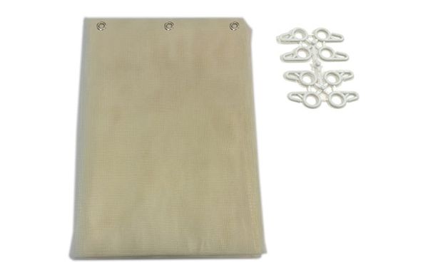 CORTINA MOSQUITERA PARA PUERTA 150X250 BEIGE