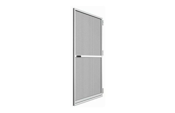 MOSQUITERA PARA PUERTA KIT BATIENTE 1 HOJA BLANCA 100X250 CM
