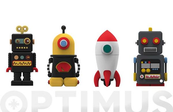 PEN DRIVE ROBOTS 8 GB SURTIDOS