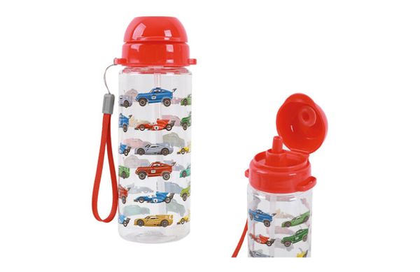 BOTELLA INFANTIL TRITAN 7 X 7 X 19CM 400 ML-CARS