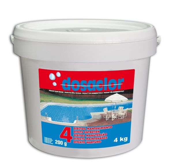 CLORO 4 ACCIONES TABLETAS 250 GR 4 KG