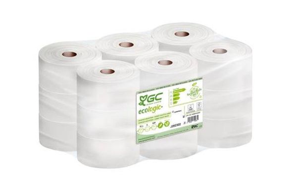 PAPEL HIGIENICO INDUSTRIAL 124 M (18 ROLLOS) 2 CAPAS RECICLADO