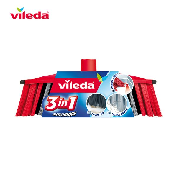 ESCOBA ANTIGOLPES SIN PALO 3 EN 1