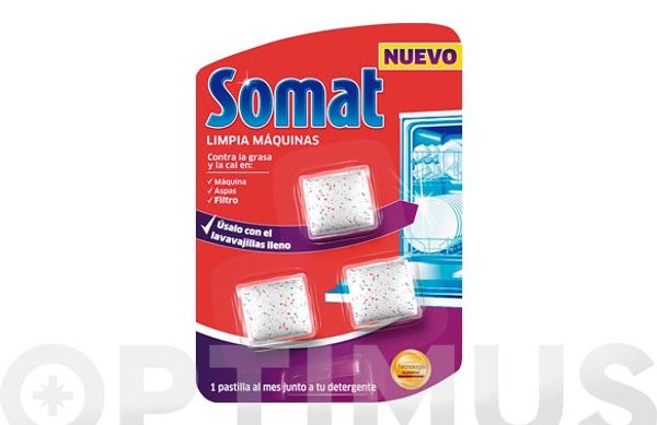 LIMPIAMAQUINAS SOMAT LAVAVAJILLAS 3 DOSIS