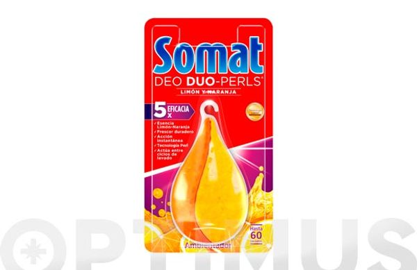 AMBIENTADOR LAVAVAJILLAS SOMAT DUO PERLS 60 LAVADOS