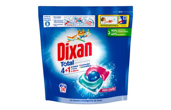 DETERGENTE DIXAN TRIO CAPS 24 CAPSULAS
