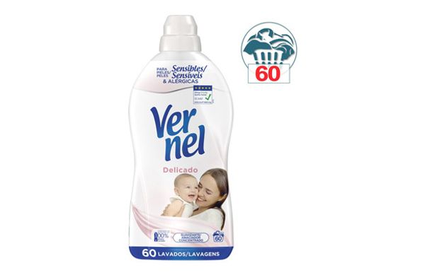 SUAVIZANTE VERNEL CONCENTRADO DELICADO 1,08 L