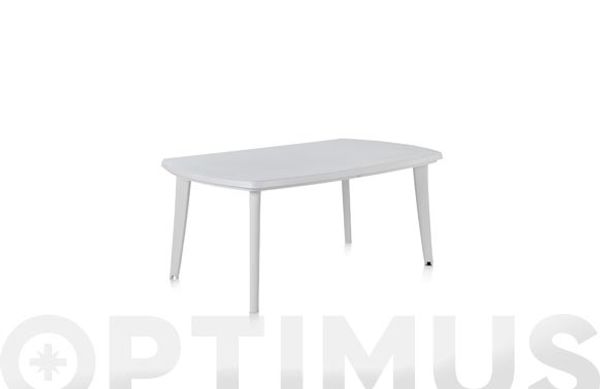 MESA RESINA EXTENSIBLE ATLANTIC BLANCO 170+55X100X73 CM