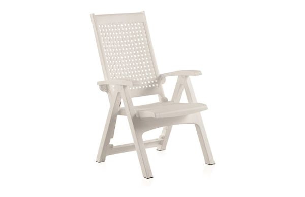 SILLON POSICIONES RESINA METAL BLANCO