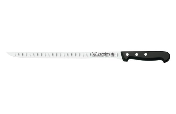 CUCHILLO JAMONERO ALVEOLADO 24 CM