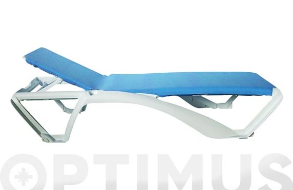 TUMBONA ACQUA ESTRUCTURA BLANCA BLANCO-AZUL