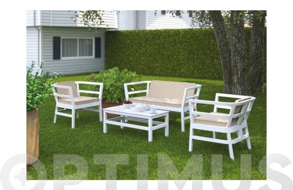 CONJUNTO POLIPROPILENO BLANCO SET CLICK CLACK