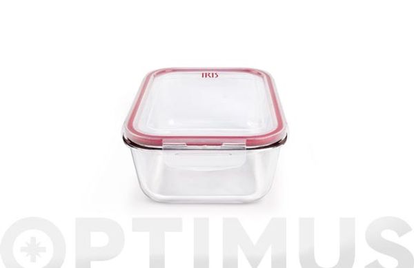 CONTENEDOR RECTANGULAR 1860 ML VIDRIO