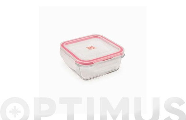 CONTENEDOR VIDRIO CUADRADO 340 ML