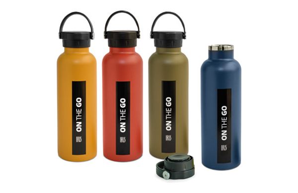BOTELLA INOX TERMO ON THE GO OTOÑO 750 ML COLORES SURTIDOS