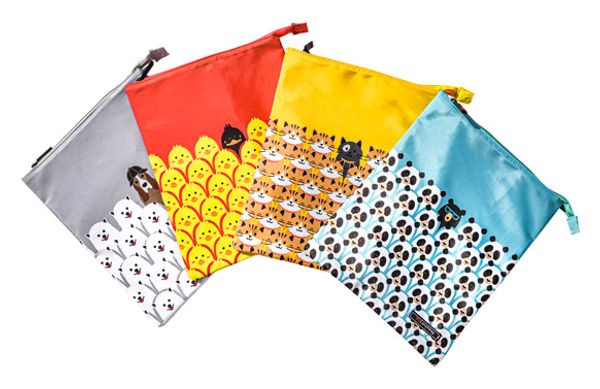 BOLSA PORTA ALIMENTOS SNACK BAG FRIENDS SURTIDO 4 COLORES