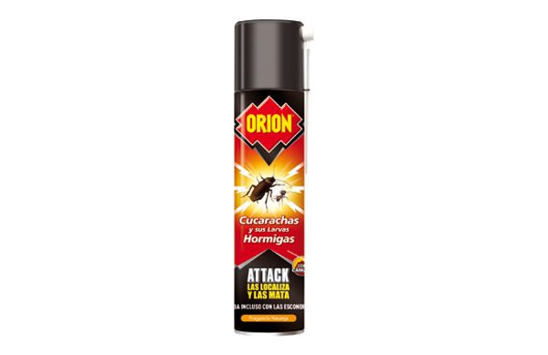 INSECTICIDA ATTACK CUCARACHAS Y HORMIGAS ORION 400 ML