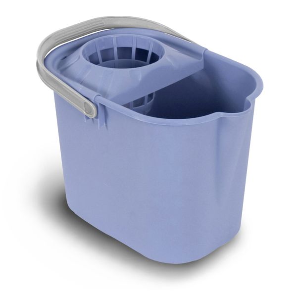 CUBO CON ESCURRIDOR 13 L AZUL