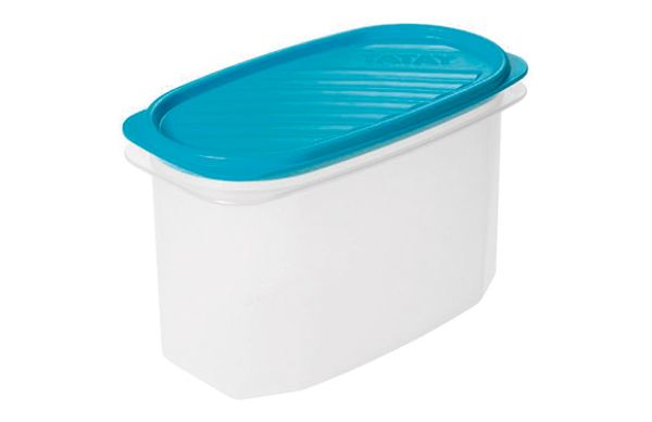 CONTENEDOR ALIMENTOS OVALADO TOPFLEX 1,2 L TURQUESA