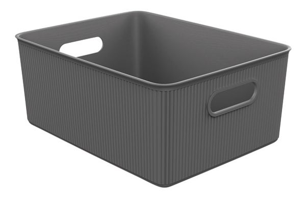 CESTA ORDENACION BAOBAB L ANTRACITA 16 X 38,5 X 29,4 CM