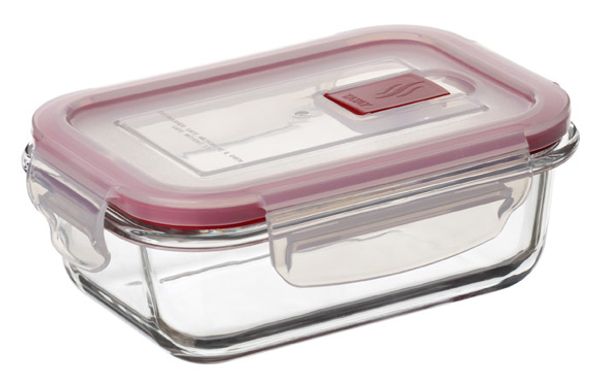 CONTENEDOR HERMETICO BOROSILICATO COOK & EAT 0,37 L - VALVULA