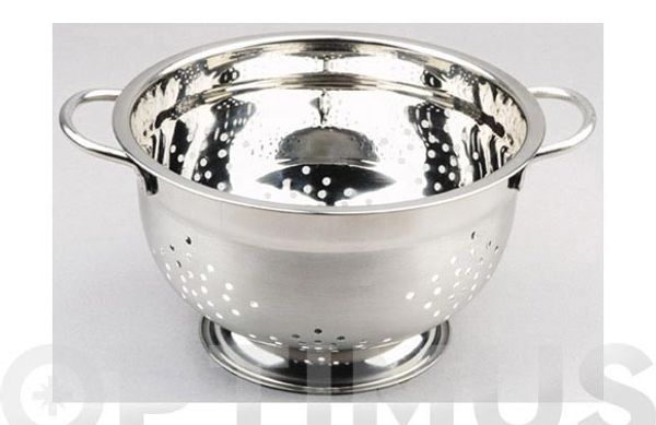 ESCURRIDOR INOXIDABLE CON BASE 24 CM