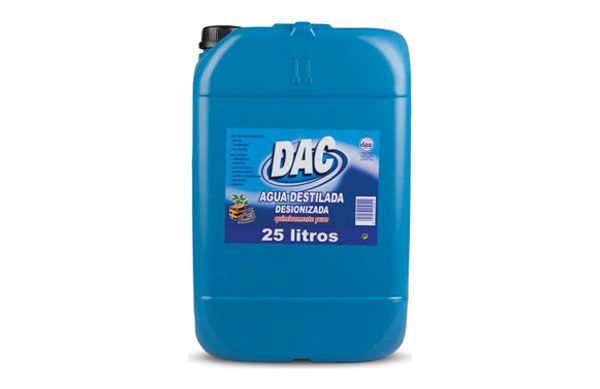 AGUA DESTILADA 25 L