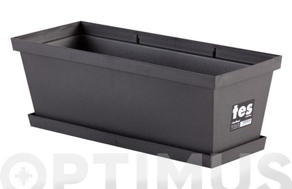 PLATO TES 46X16,5X 2,5 - ANTRACITA PARA 50CM (8550)