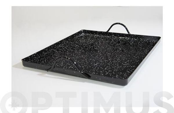 BANDEJA CARACOLERA ESMALTADA 18X18CM