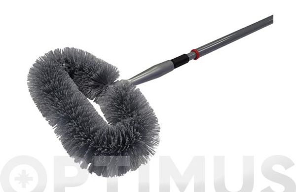 CEPILLO LIMPIADOR TECHOS Y VENTILADORES MANGO EXTENSIBLE 85-150 CM