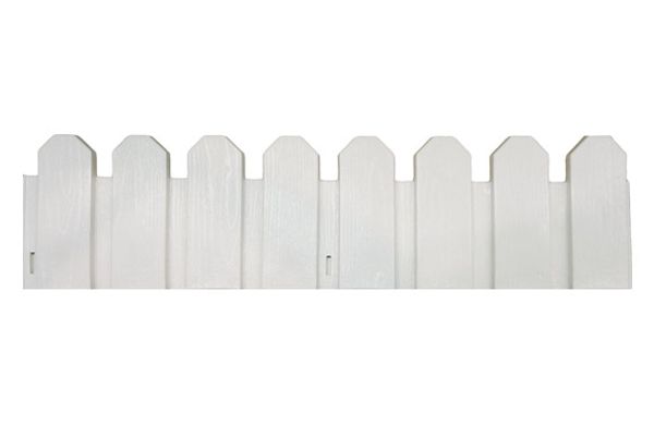 BORDURA POLIETILENO SIERRA BORDER BLANCO PACK 4 UDS 20 X 80 CM